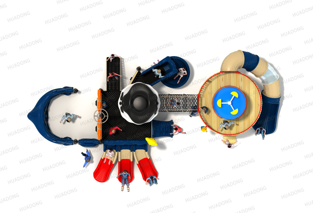 Pirates Ship Series Zona de juegos al aire libre HD-HDD001-21152