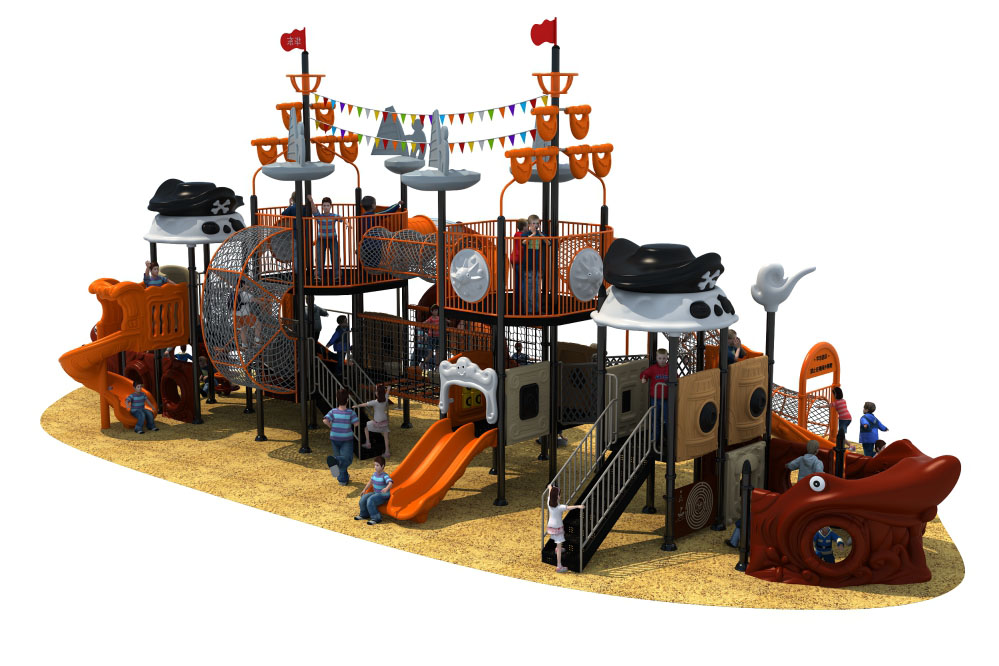 Pirates Ship Series Zona de juegos al aire libre HD-HDD017-21150
