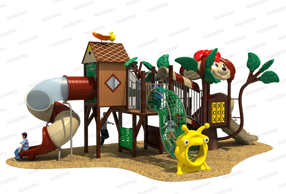 Parque infantil al aire libre de la serie Woods HD-HSL003-21075