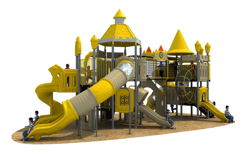 Tobogán para niños al aire libre del castillo de Europa y Corea HD-HOH015-21078