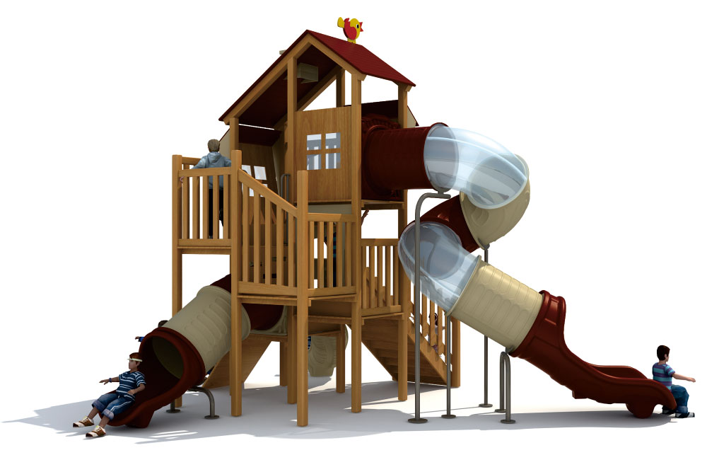 Parque infantil de madera Casa mágica de madera Serie HD-MMF017-21394