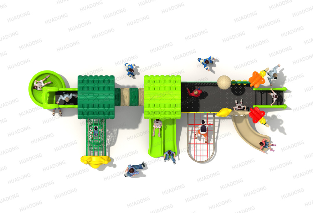 Parque infantil al aire libre de la serie Woods HD-008-21074