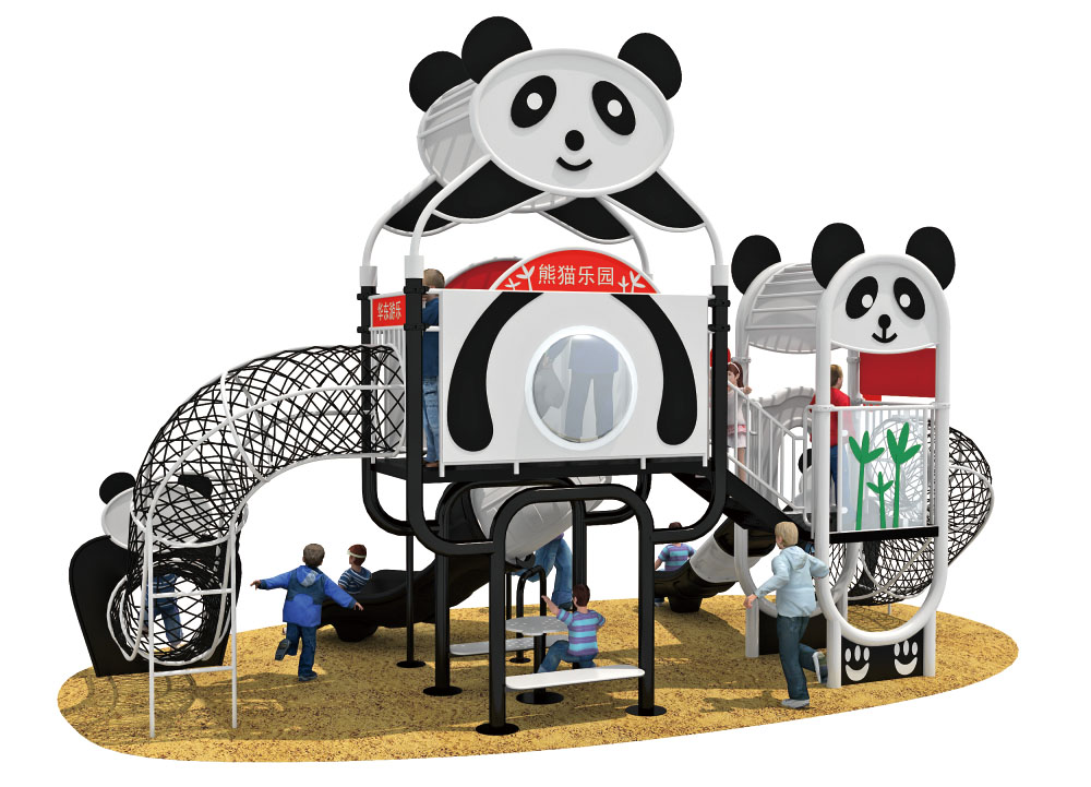 Parque infantil de madera Parque de atracciones Panda HD-QXM012-21337