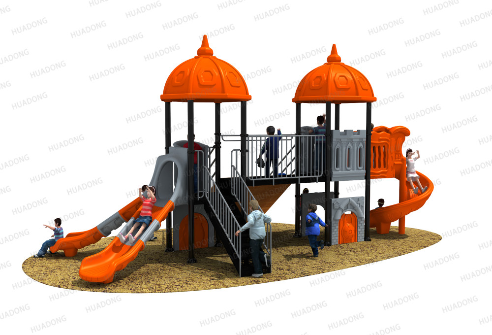 Tobogán para niños al aire libre del castillo de Europa y Corea HD-HOH012-21084