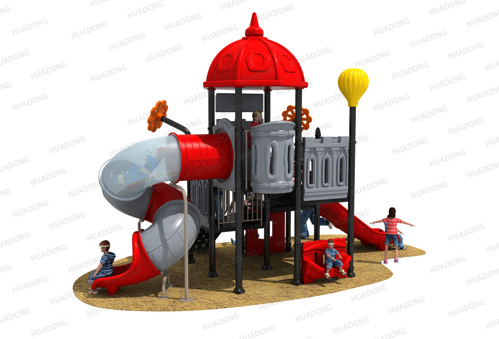 Tobogán para niños al aire libre del castillo de Europa y Corea HD-HOH009-21084
