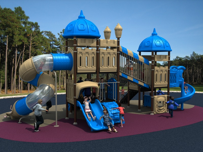 Tobogán para niños al aire libre del castillo de Europa y Corea HD-HOH004-21079
