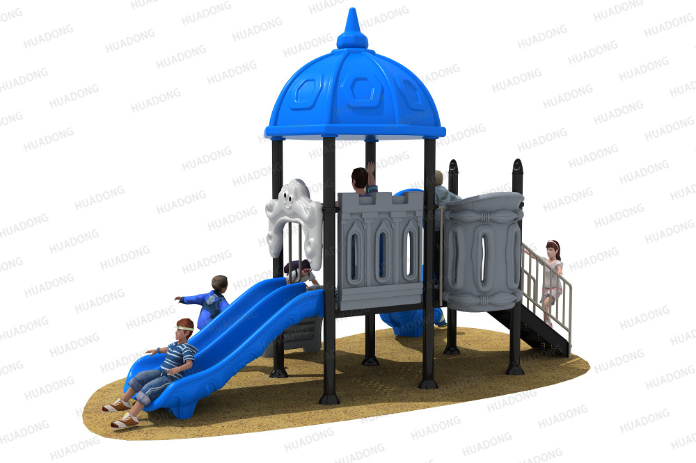 Tobogán para niños al aire libre del castillo de Europa y Corea HD-HOH010-21084